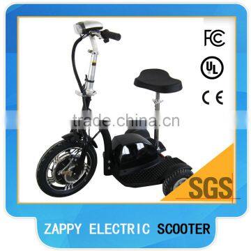 Electric Driving Type and Passenger Use For Three Wheel Zappy Electric Scooter photo-2