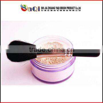 goat hair powder brushes, animal hair powder brushes, black makeup powderbrush,goat hair powder brushes