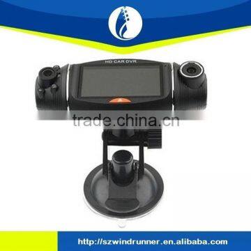 manual Full HD Car Dvr Dual Camera 2 Dual Lens Dash Cam Car Black Box Dvr gps With Two Camera