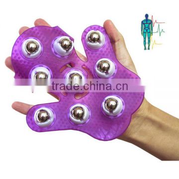 Hot Selling Palm Back Body Massager Glove Silicone Massage Glove for Health Care