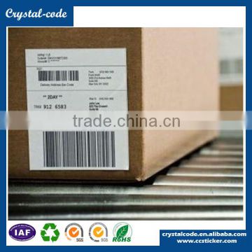 Paper label printed tamper proof packaging label