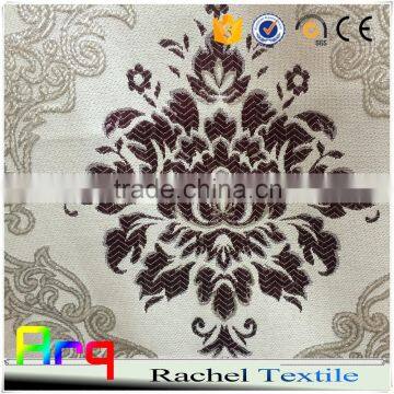 Silver lurex classic jacquard style for curtain/ sofa/cushion cheap price with good quality