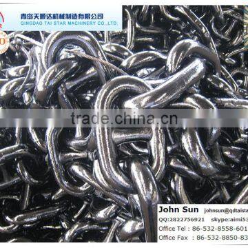 Stud Link Anchor Chain U2/U3 Grade Black Painting photo-3