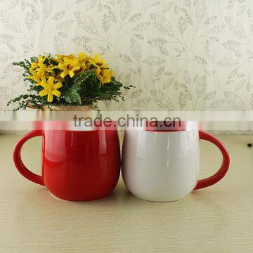 Red and White Couple Creamic Mug