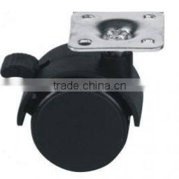 30mm Light Duty Small Plastic Swivel Furniture Caster photo-3