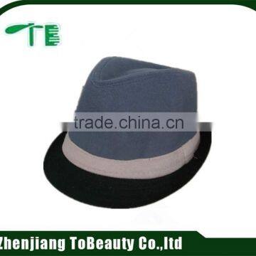 customized stripped felt hat for men