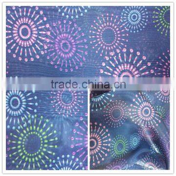 2015 Customize Flower Transfer Organza Printed Fabric ForFashion Dress photo-3