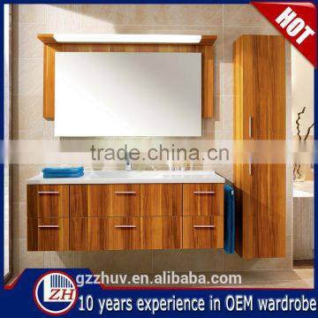 Classic bathroom mirror cabinet with light waterproof