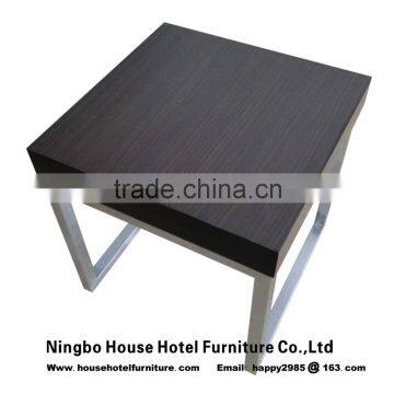 Hotel Furniture King Nightstand With Stainless Steel Kick Toe
