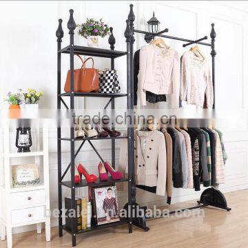 Free Standing Metal Cloth Display Racks and Stands for Garment Shop