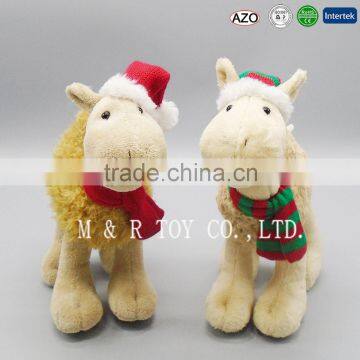 2016 New Product Lovely Christmas Camel Plush Pet Toy for Gifts