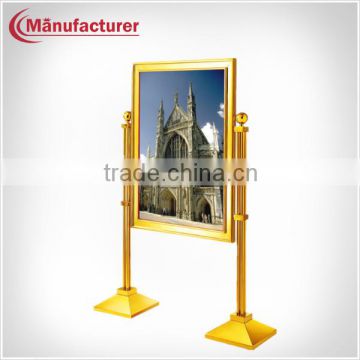 Fancy pedestal sign stand,avdertising borad, poster display holder sign stand(hotel)