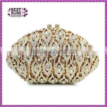 beautiful crystal party stone evening clutch bags handbags expensive canvas bag (88138A-AB)