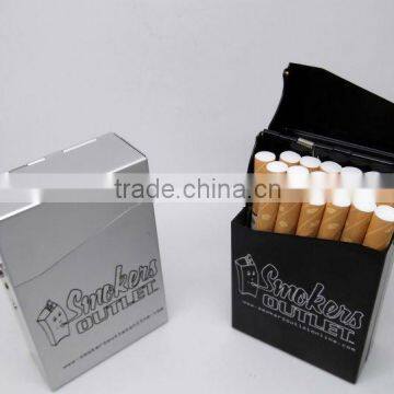 Slide seal aluminum cigarette case (20 Pack