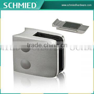 2014 New Products China Supplier Stainless Railings Stainless Steel Square Type 45*45 Glass Clamp