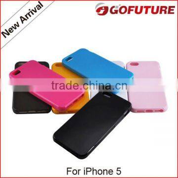 Factory supply,soft and light TPU case for iphone,cell phone accessory for iphone 5