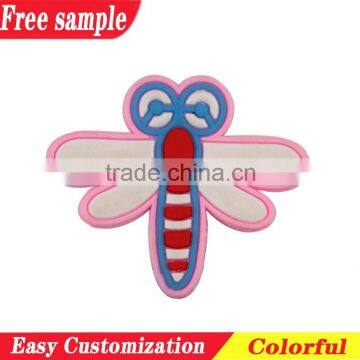 Vivid dragonfly design rubber decorative accessories