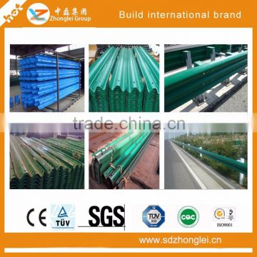 Blue and green barrier, plastic spraying guardrail, precoating fence panels