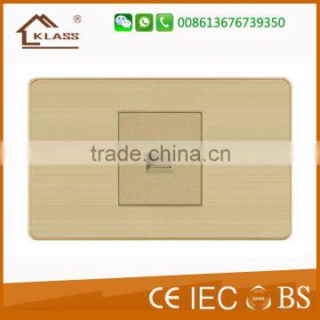 Electric Tel Comput Socket Aluminum Material