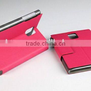 Wholesale Product in China PU Leather Flip Case Cover for Blackberry Passport