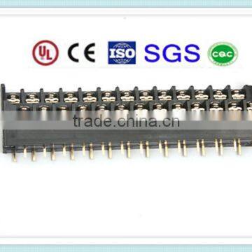 High and Low Double Row Barrier Terminal Block 20 pin Connector 2KDS 300V 10A 7.62mm Pitch