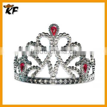 cheap large custom crystal glass pageant queen crown