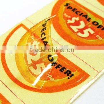 brand bottle label sticker