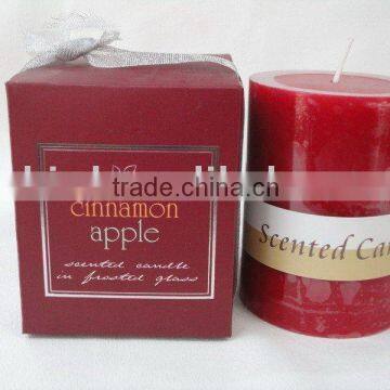 Decorative Scented Pillar Candle