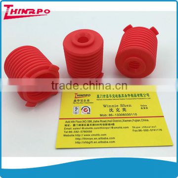 High quality customized excellent tear resistant non-flammable silicone rubber flexible bellows