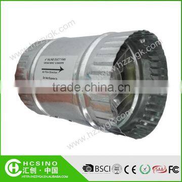 4, 6 Inch Hydroponics AC Round Ventilation Flexible Duct Fan/Gardenhouse Blower Fan/Steel Air Exhaust Fans