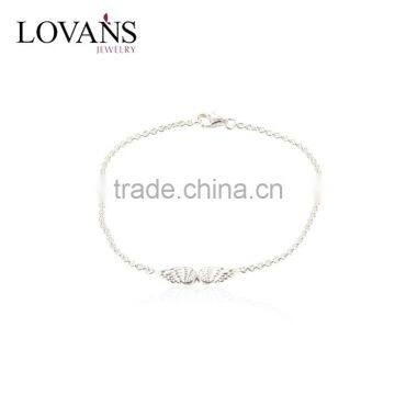 Silver Bracelet Wholesale Factory Price Angel Wing Bracelet BR002-21