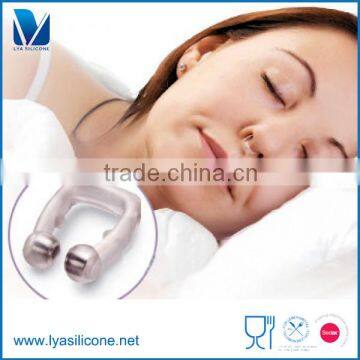 Custom soft silicone snoring device