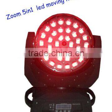 36pcs 10w RGBWA 5in1 led light for stage/ Led stage Zoom lighting