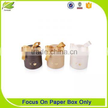 High quality custom made round perfume box packaging