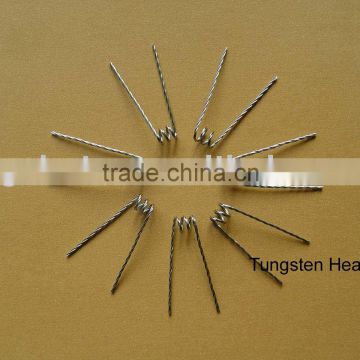 Tungsten Heaters tungsten coil for vacuum coating