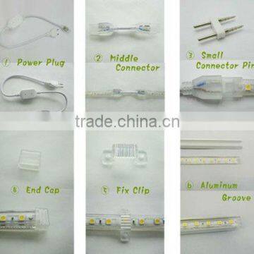 AC 110V/ 220V SMD 5050 Flexible Led Strip Light 60LEDs Waterproof IP65 Logo for Led Strip photo-5