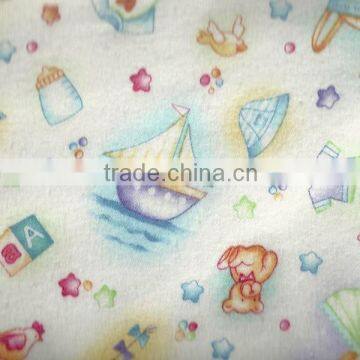 Baby Flannel Fabric, Flannel Fabric for Pajamas, 20s*10s 40*42 100% Cotton Flannel, One Side Flannel for Baby Sleeping Bag photo-2