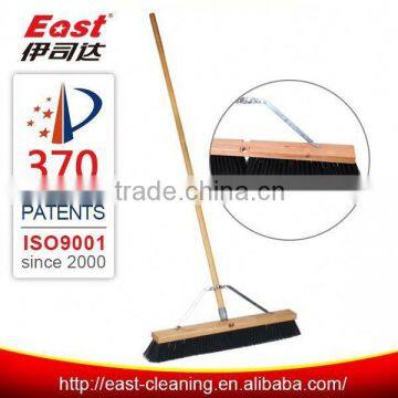 floor cleaning wooden handle water outdoor broom