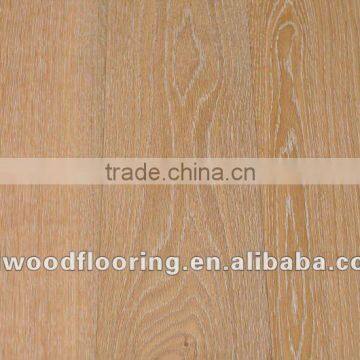 Multi layer brushed engineered White wash oak floors