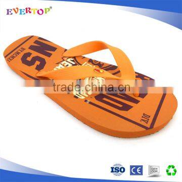 2016 Hot Selling Fashionable Summer Men's Flip Flops Kindly Color Wedge Sandals Soft Male Slippers