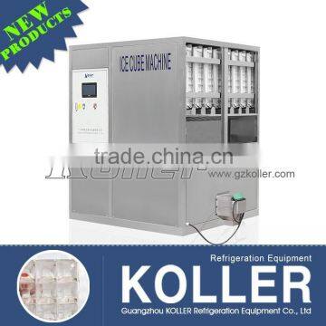 New commercial Bar Ice Cube Making Machine with semi-packing from China Koller