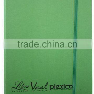 Hardcover custom notebook with elastic band for school student