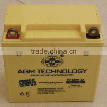 MOTORCYCLE BATTERY YTX9L-BS 12V9AH