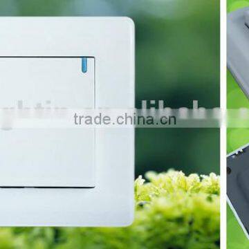 1 Gang 2 Way Switch Plastic Plate Electric Wall Switch
