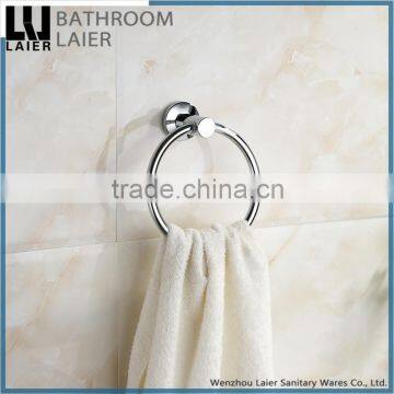 11932 Wholesale Zinc Wall Mount Bathroom Accessory Set Towel Ring photo-3