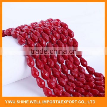 Factory Sale special design faceted round crystal glass beads with fast delivery