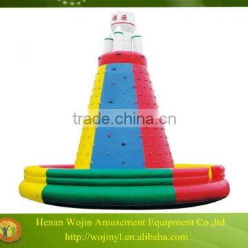 funny inflatable climbing wall/artificial rock climbing wall