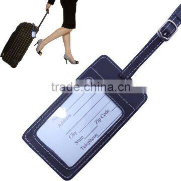 Fashion Leather Cheap Luggage Tag