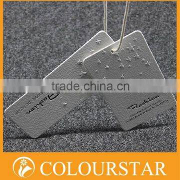 Hot stamping custom paper hangtag