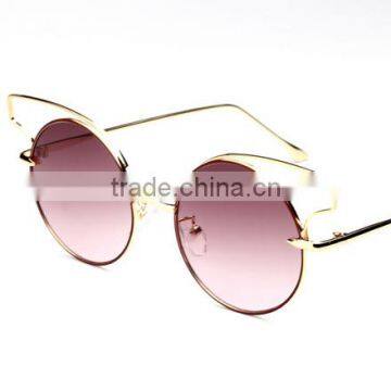 Wholesale fashion yurt cat hollow high-grade sunglasses